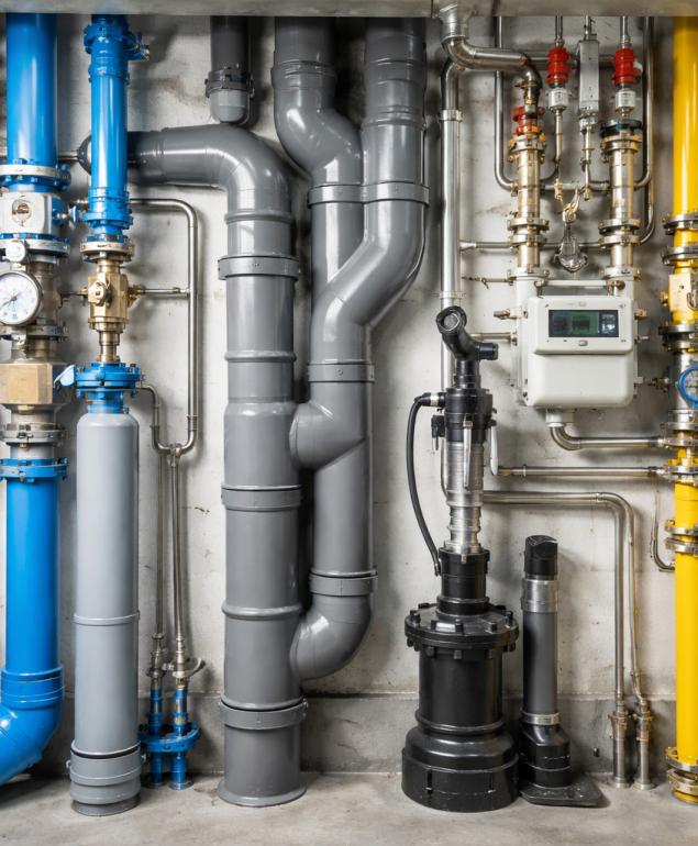 Abwasser-, Wasser- und Gasanlagen